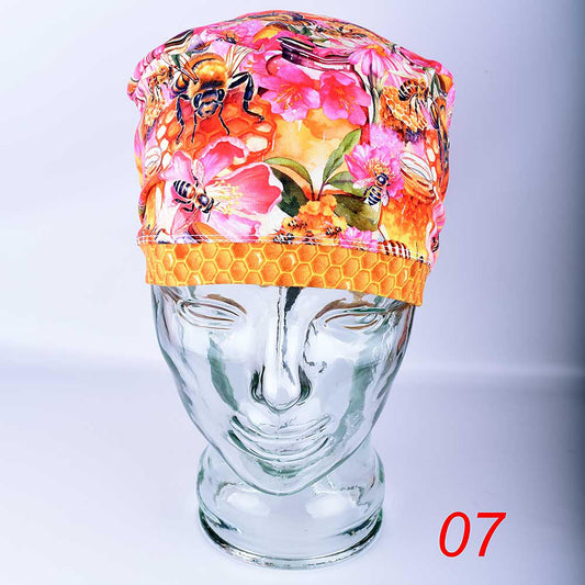 Bees and Honey Scrub Cap