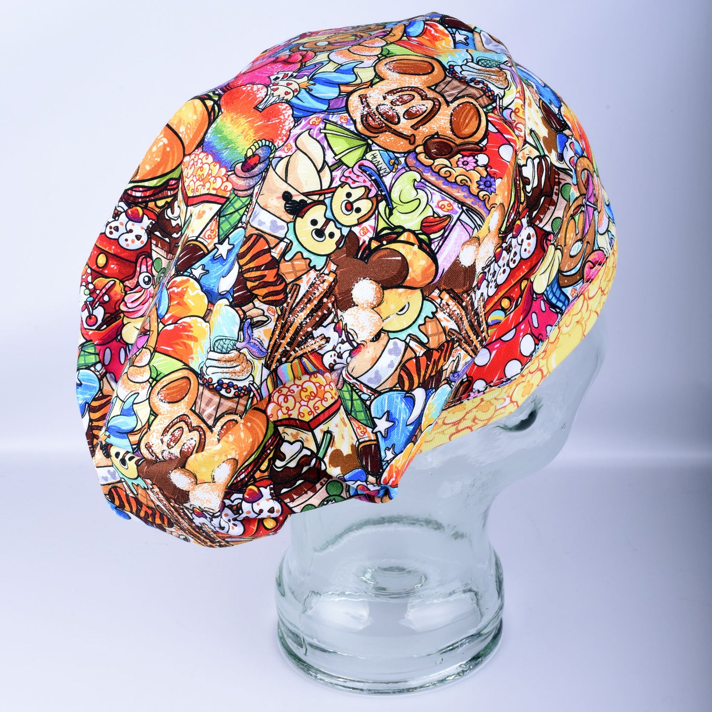 Colorful Snacks Scrub Cap
