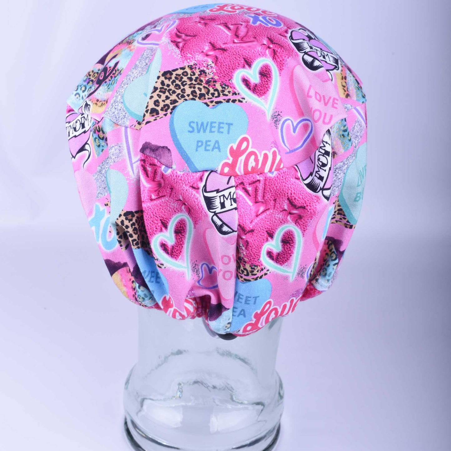 Designer Valentine Scrub Cap