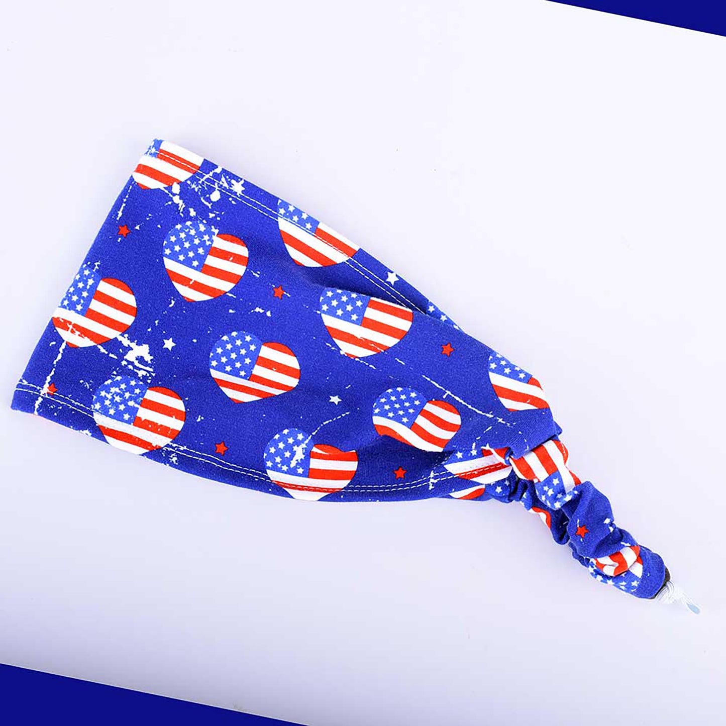 Heart Flags Wide Headband