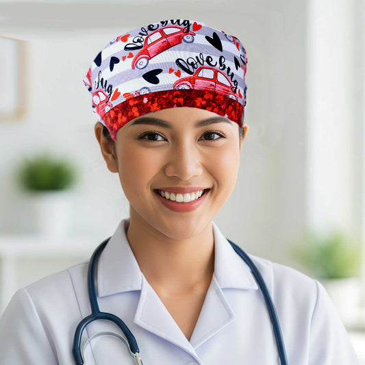 Love Bug Scrub Cap