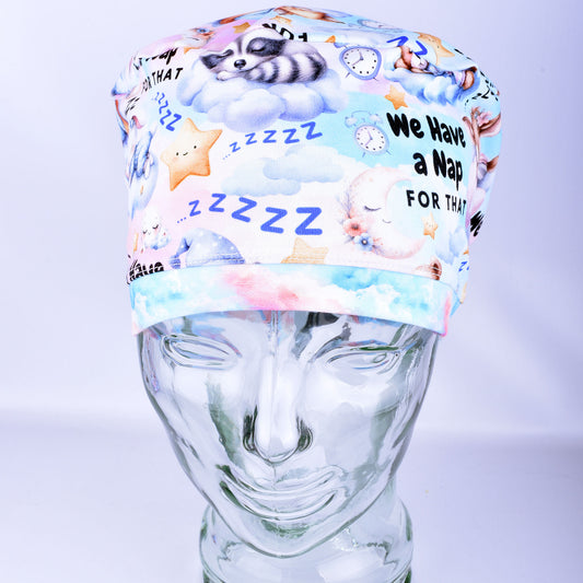 Nap for That Scrub Cap