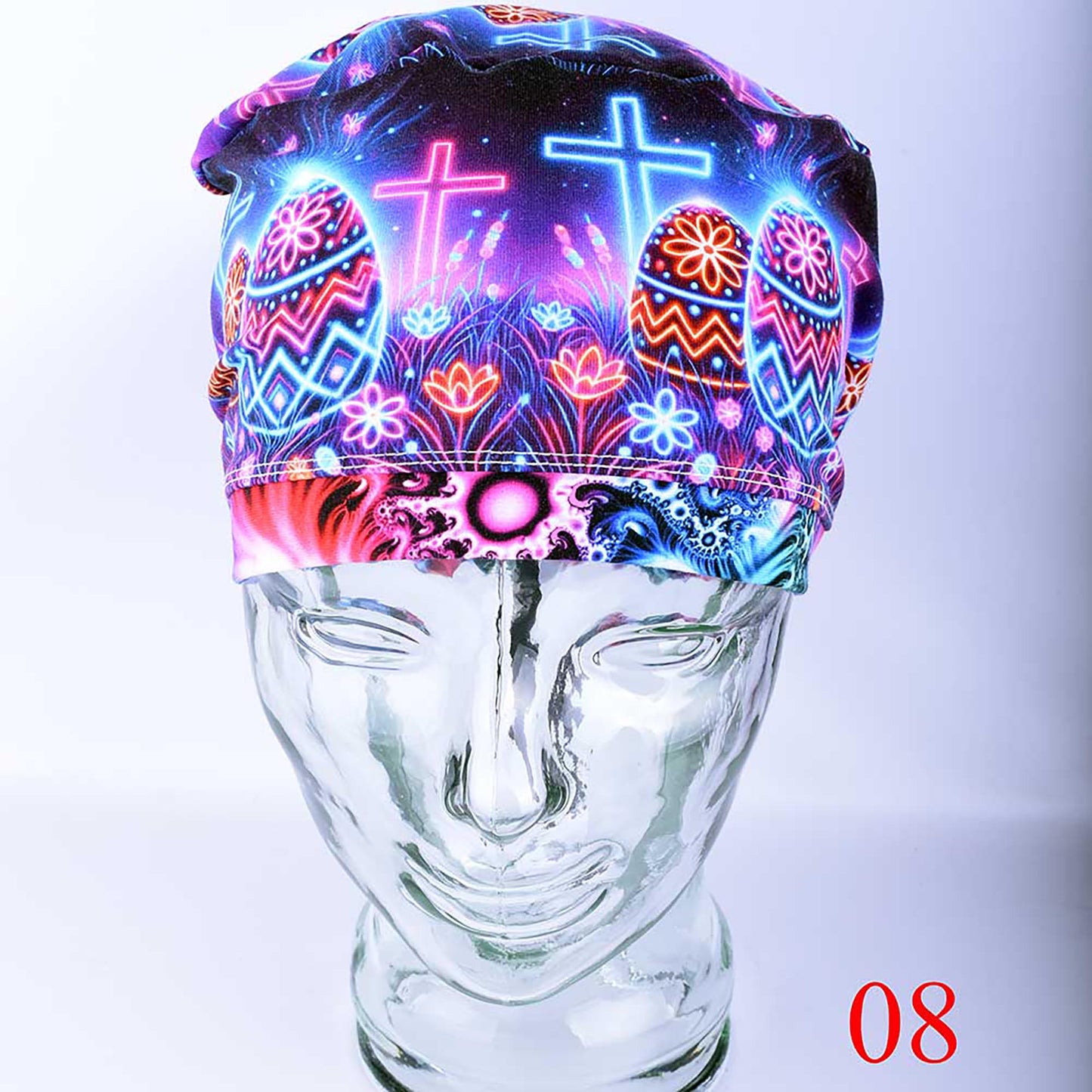 Neon Easter Scrub Cap