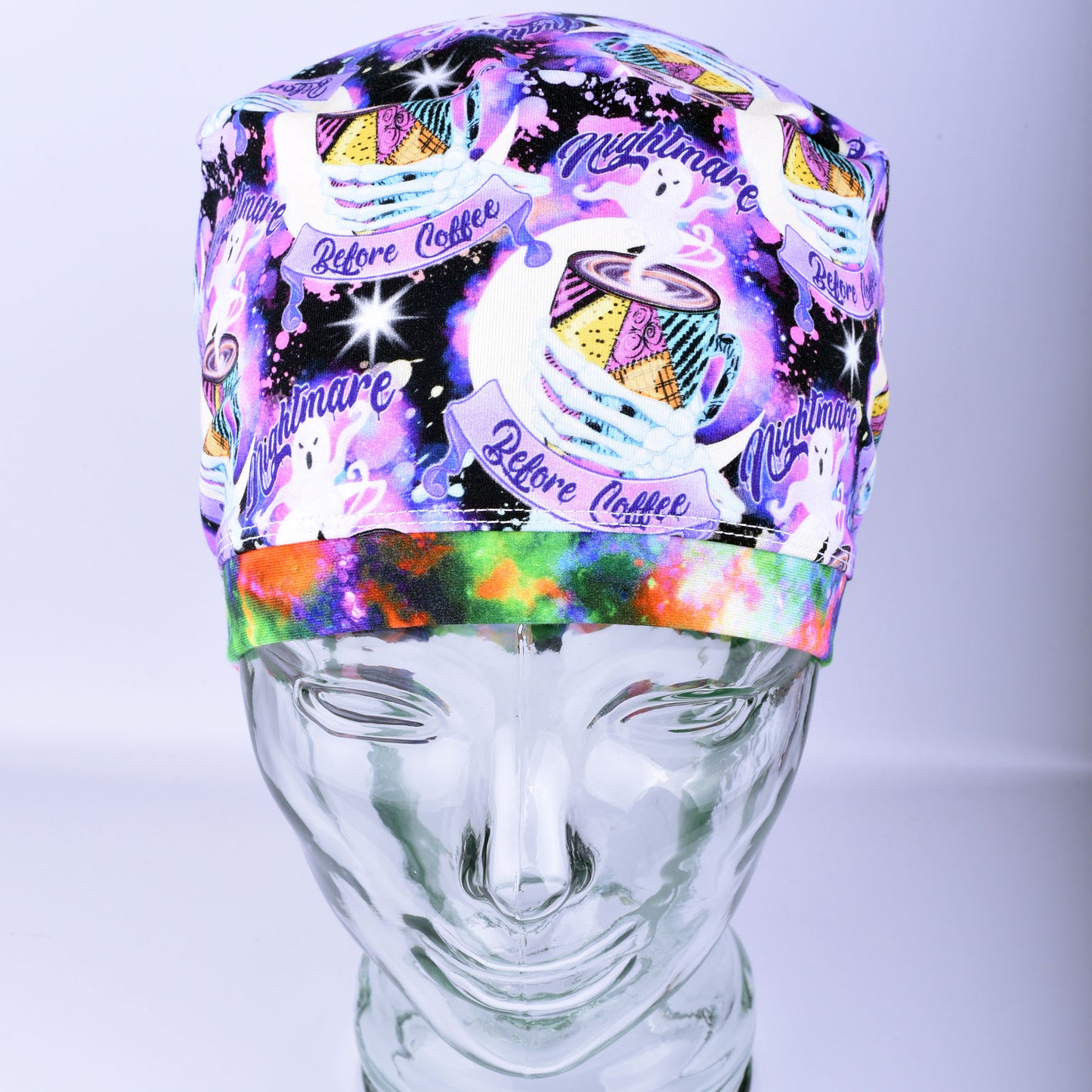 Nightmare Before Coffee Scrub Cap