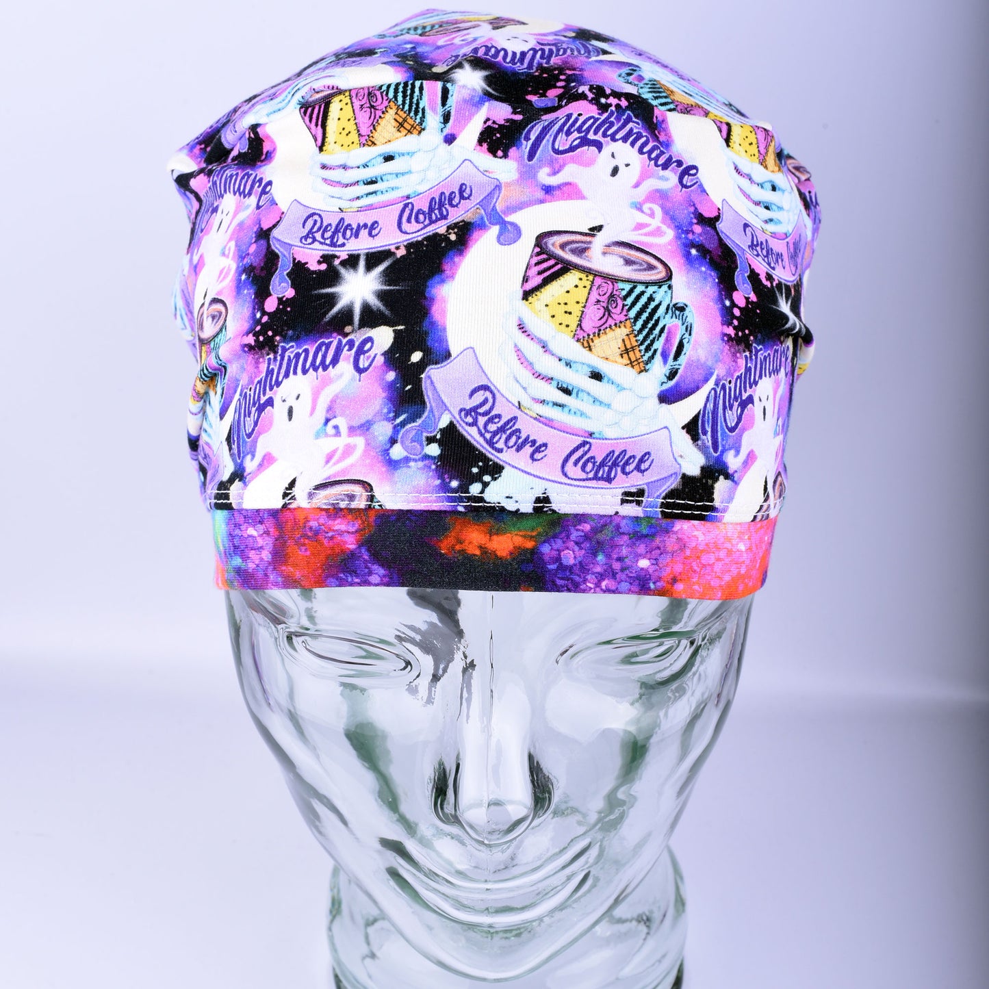 Nightmare Before Coffee Scrub Cap