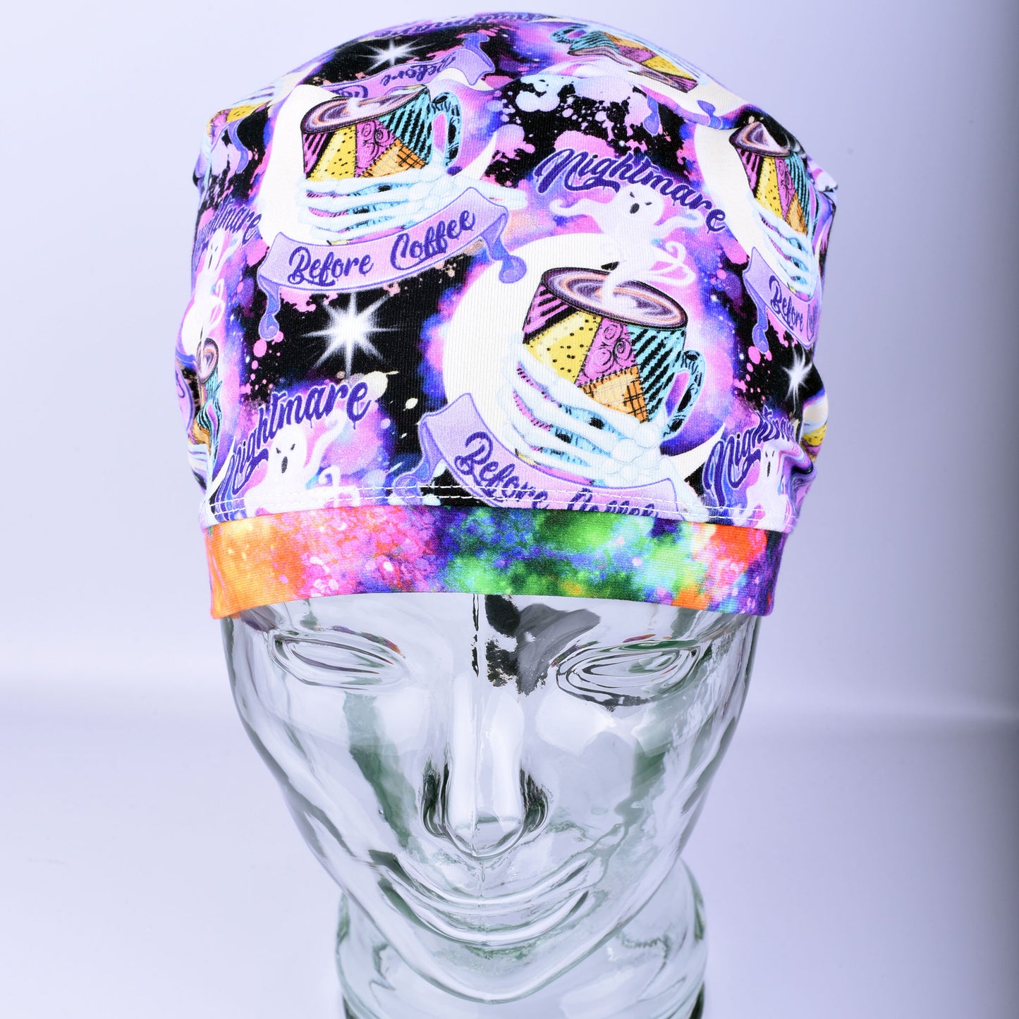 Nightmare Before Coffee Scrub Cap