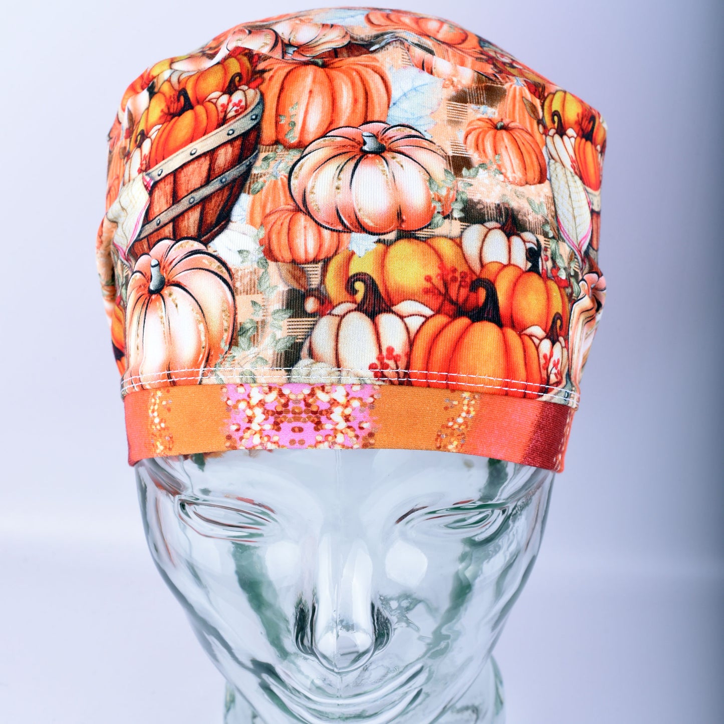 Pretty Pumpkins Scrub Cap