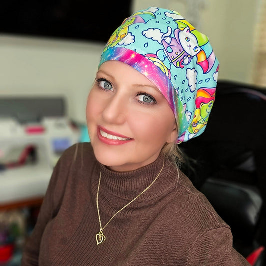 Rainy Days Scrub Cap