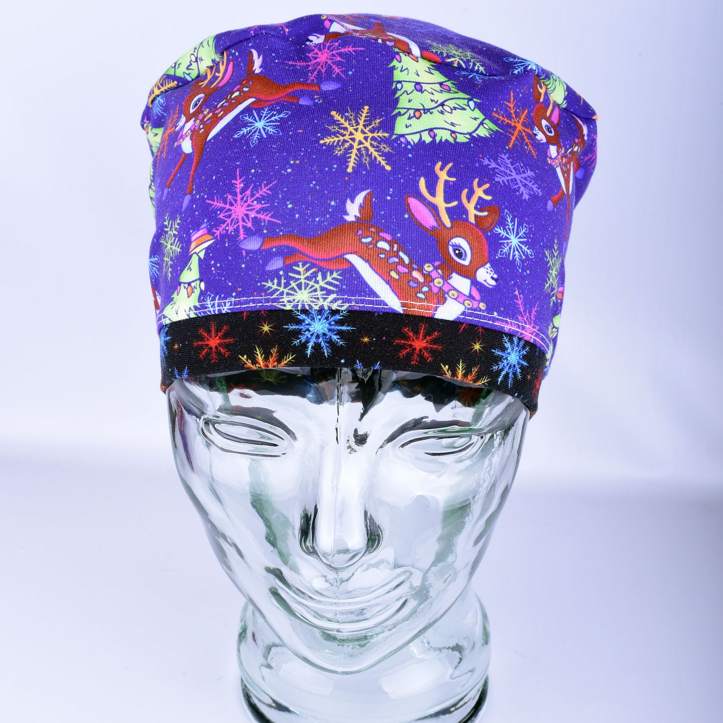 Reindeer Scrub Cap