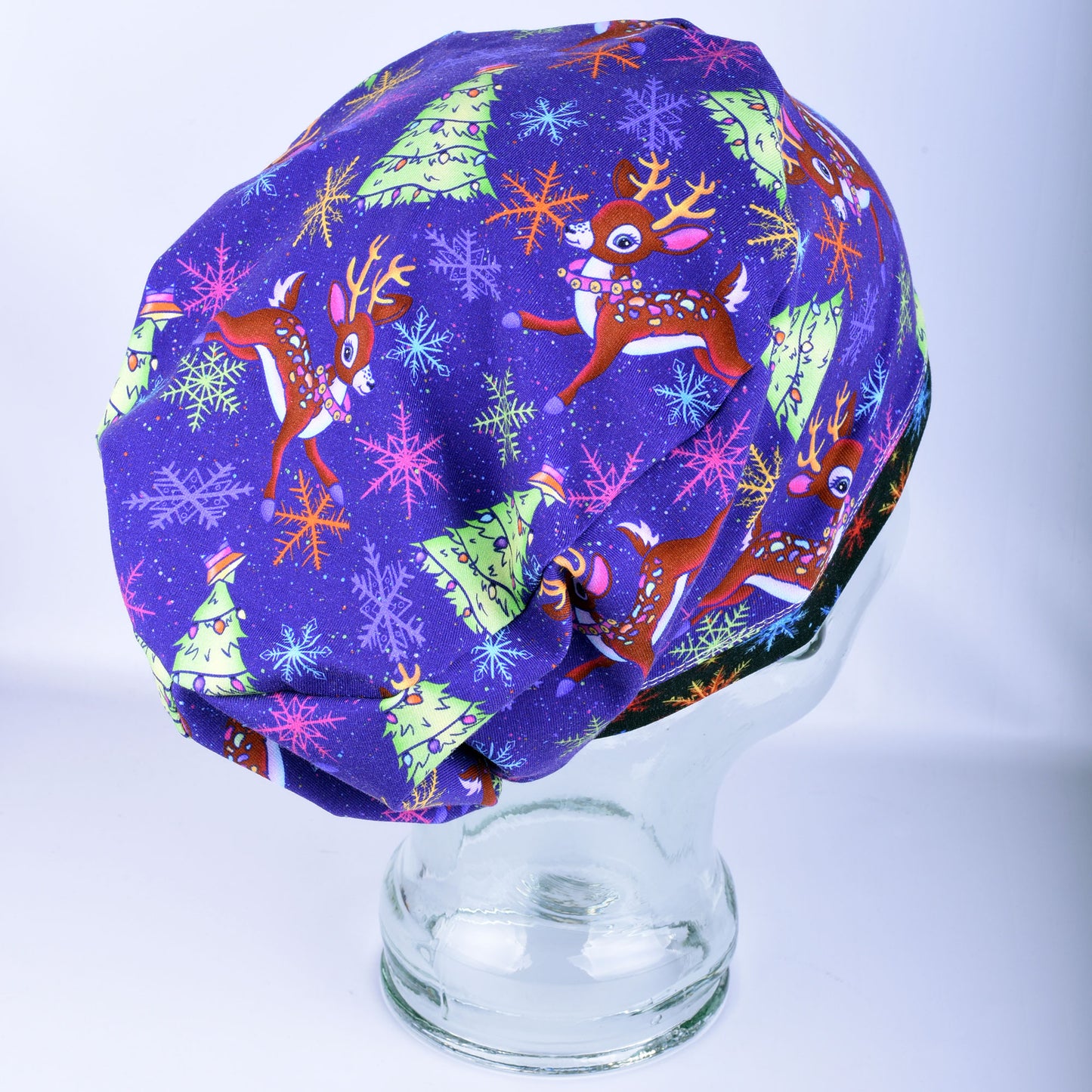 Reindeer Scrub Cap