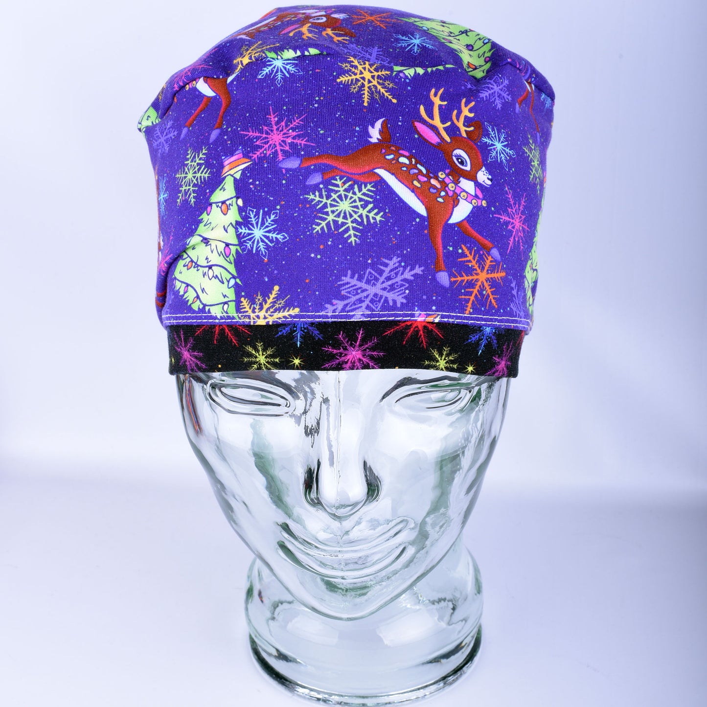 Reindeer Scrub Cap