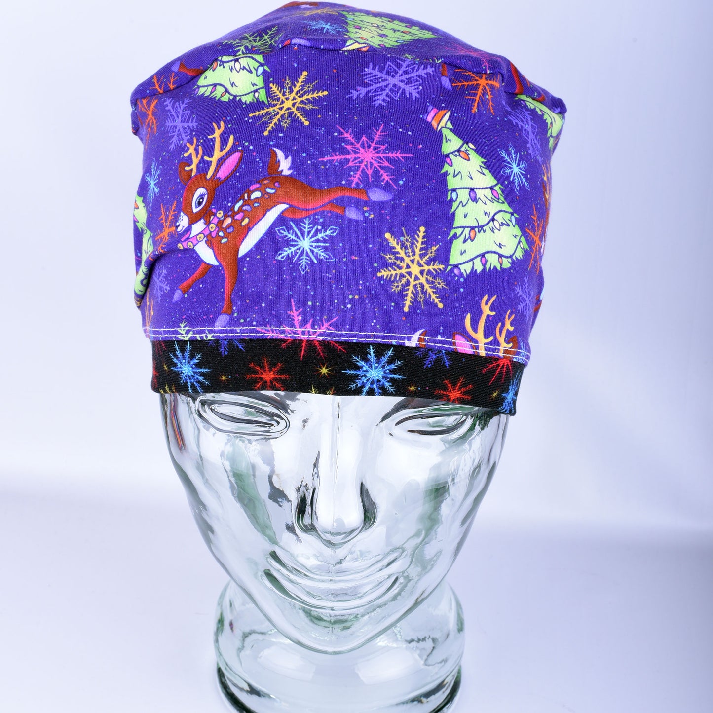 Reindeer Scrub Cap