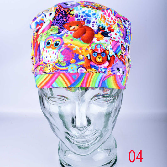 Retro Animals Scrub Cap