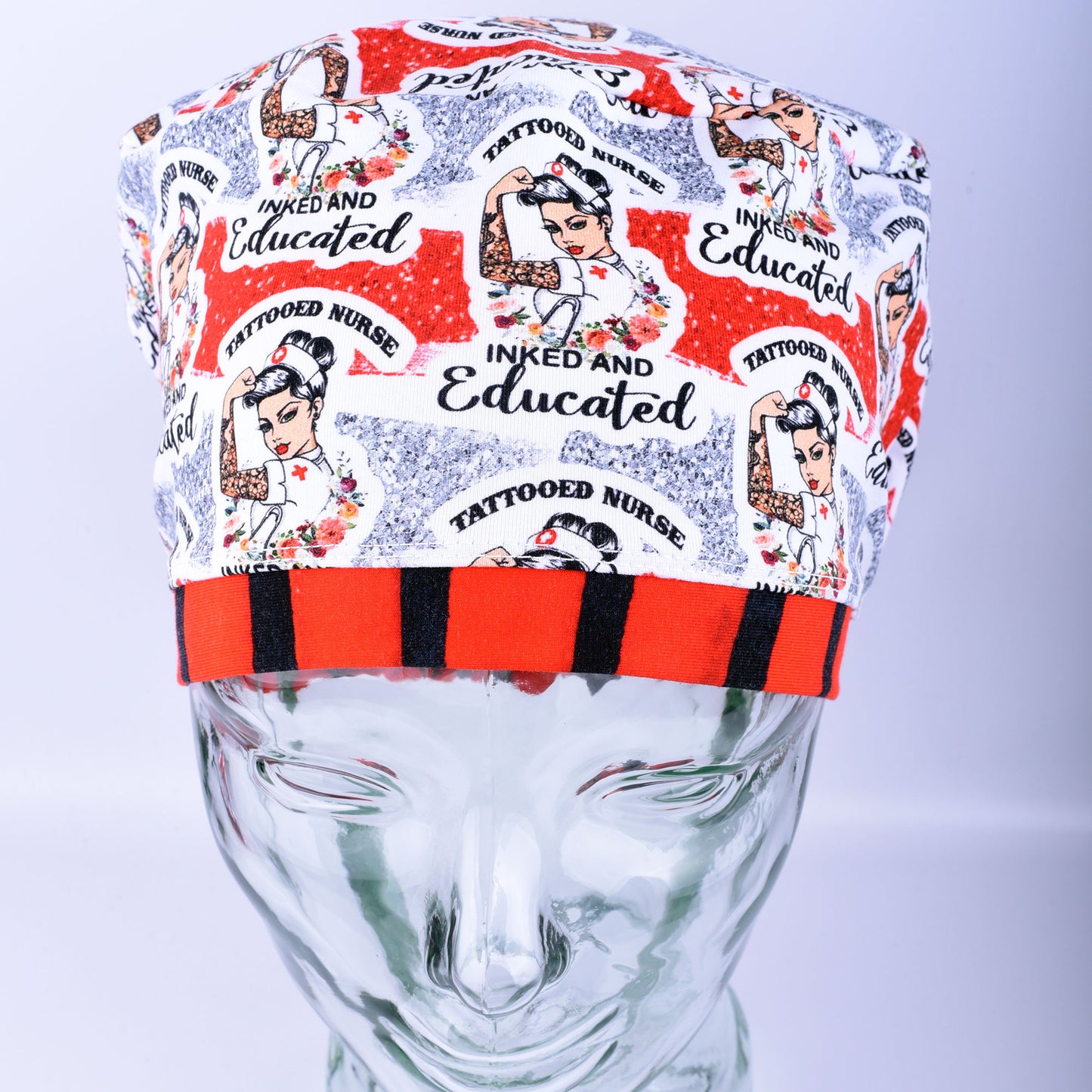 Tattoo Nurse Scrub Cap
