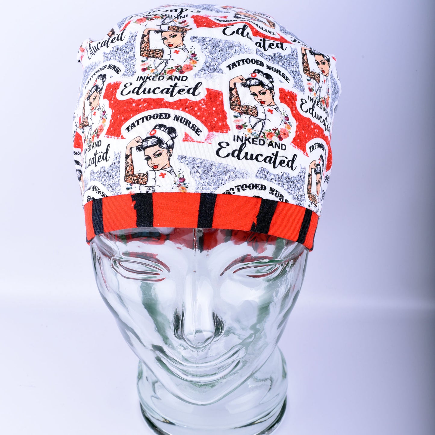 Tattoo Nurse Scrub Cap