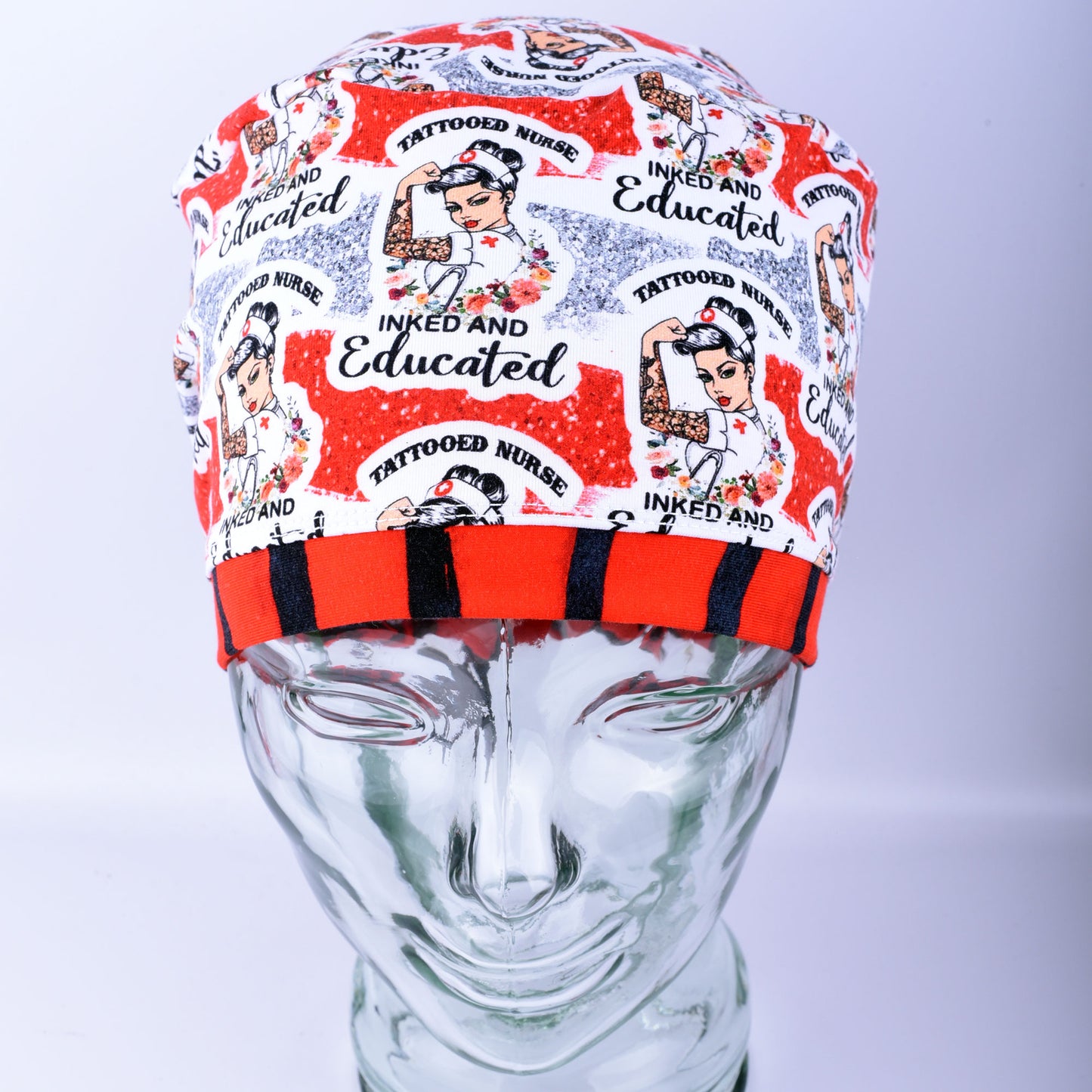 Tattoo Nurse Scrub Cap