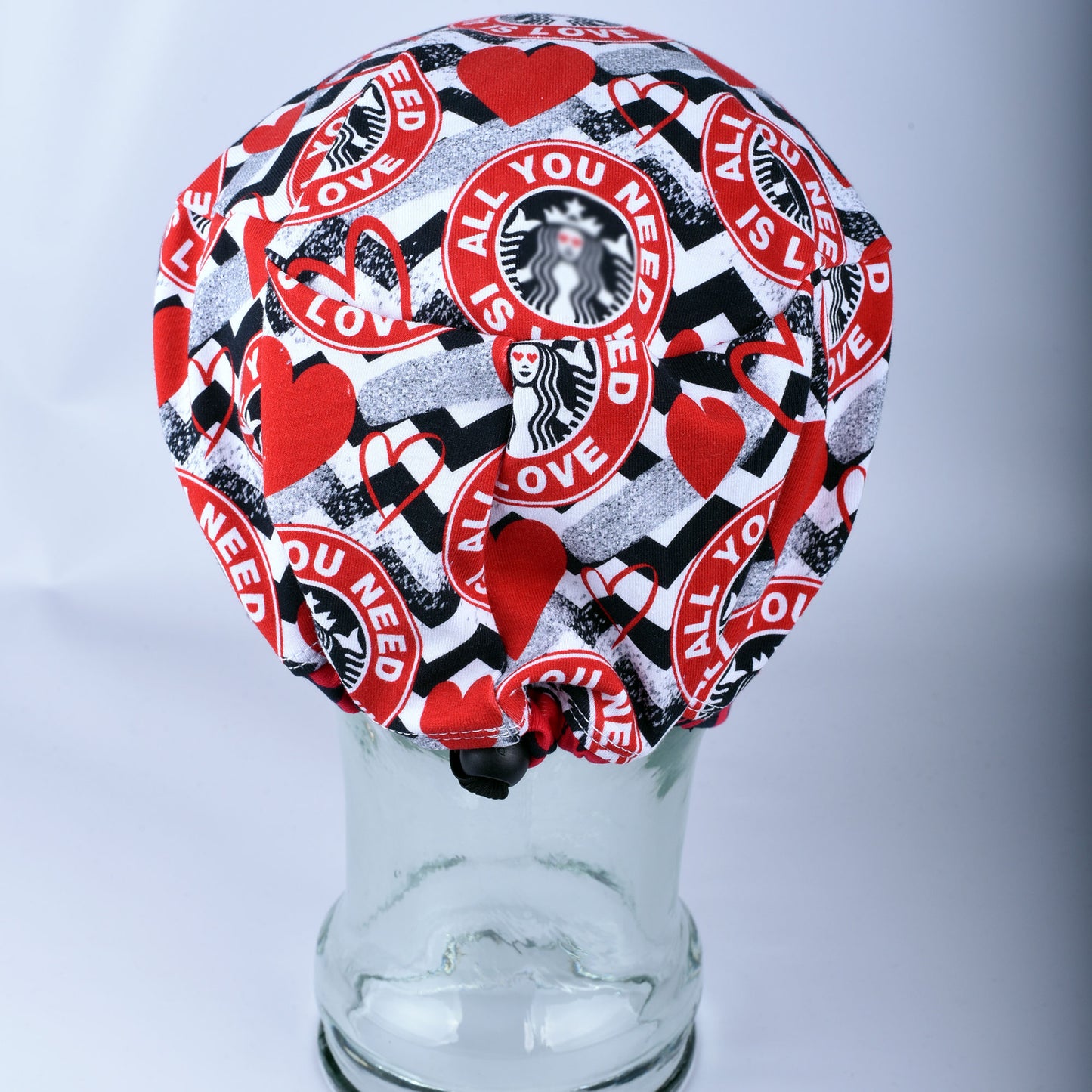 Valentine Love Scrub Cap