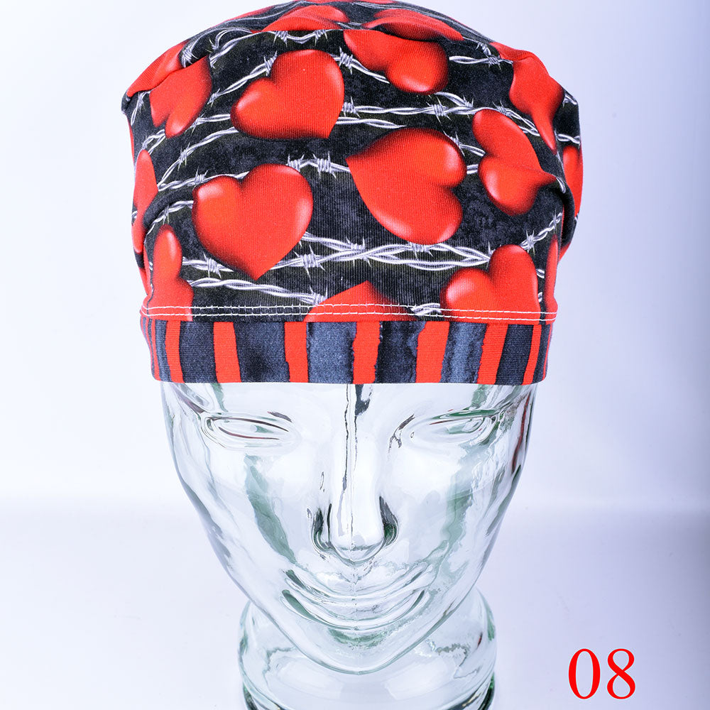 Barbed Hearts Scrub Cap