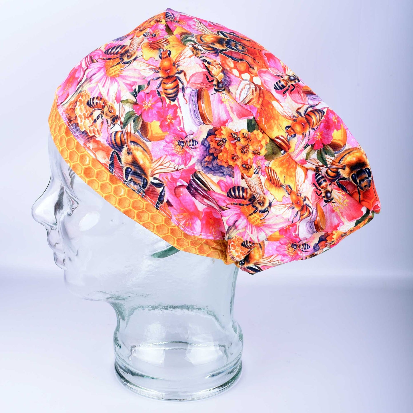 Bees and Honey Scrub Cap