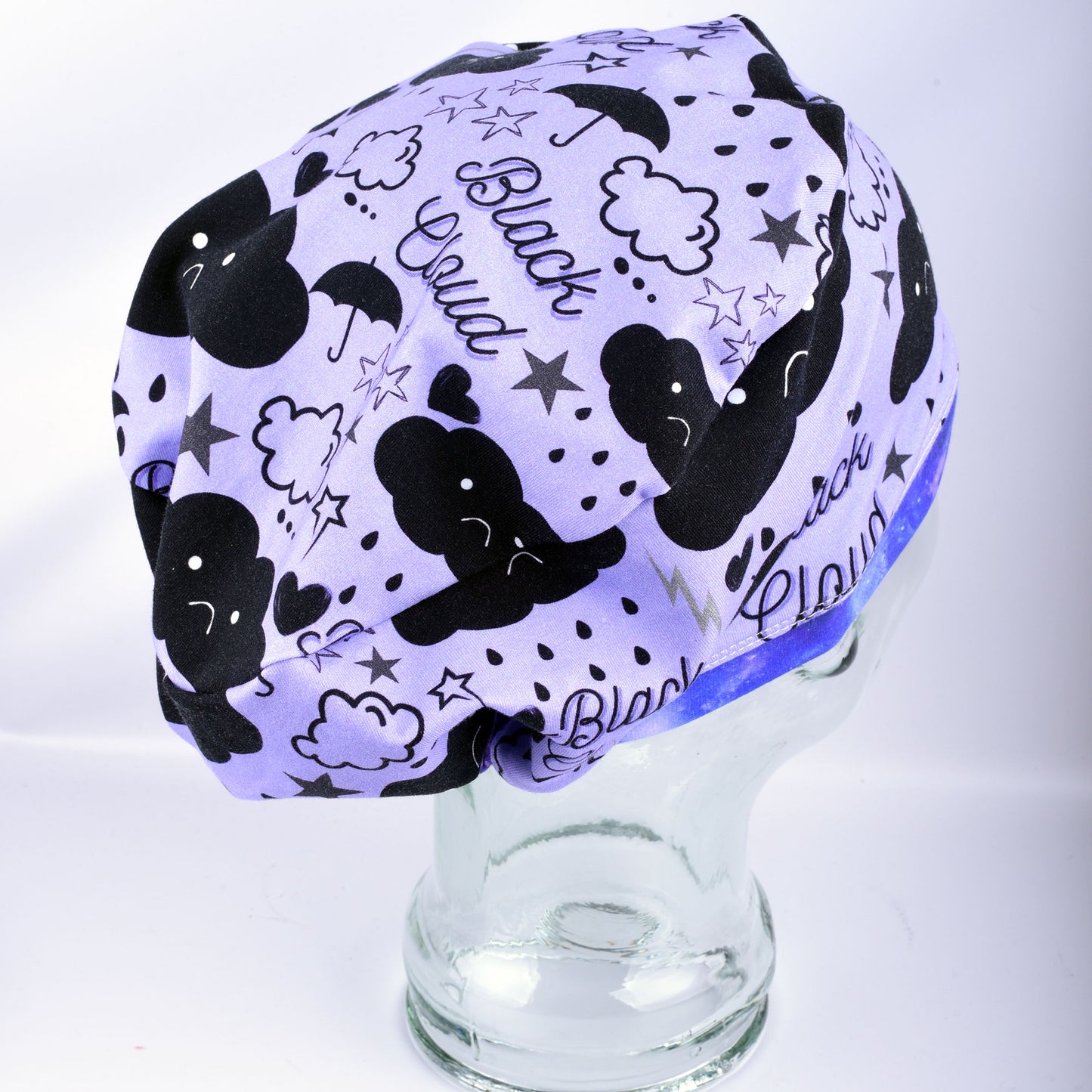 Black Cloud Scrub Cap