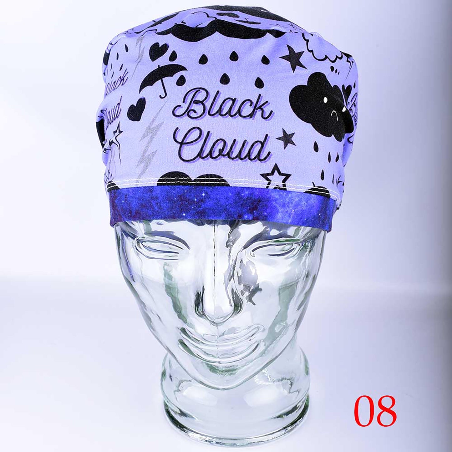 Black Cloud Scrub Cap