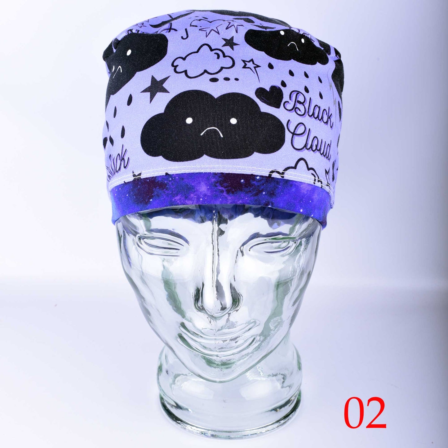 Black Cloud Scrub Cap