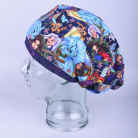 Blue Dragon Scrub Cap
