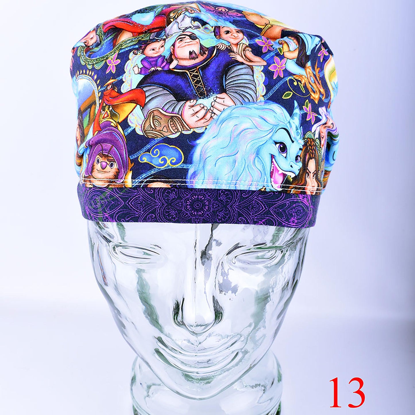 Blue Dragon Scrub Cap