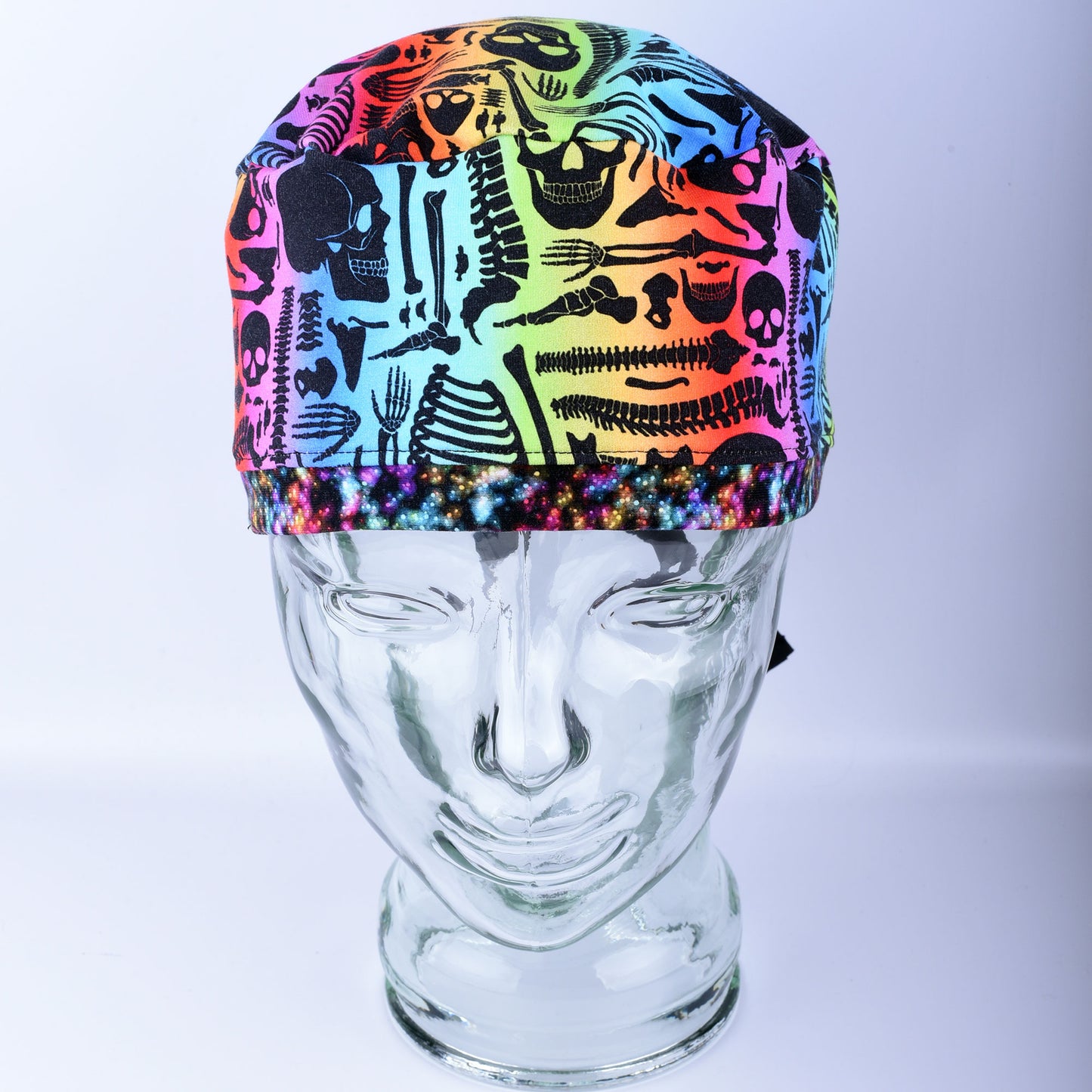 Bones Tie Back Scrub Cap