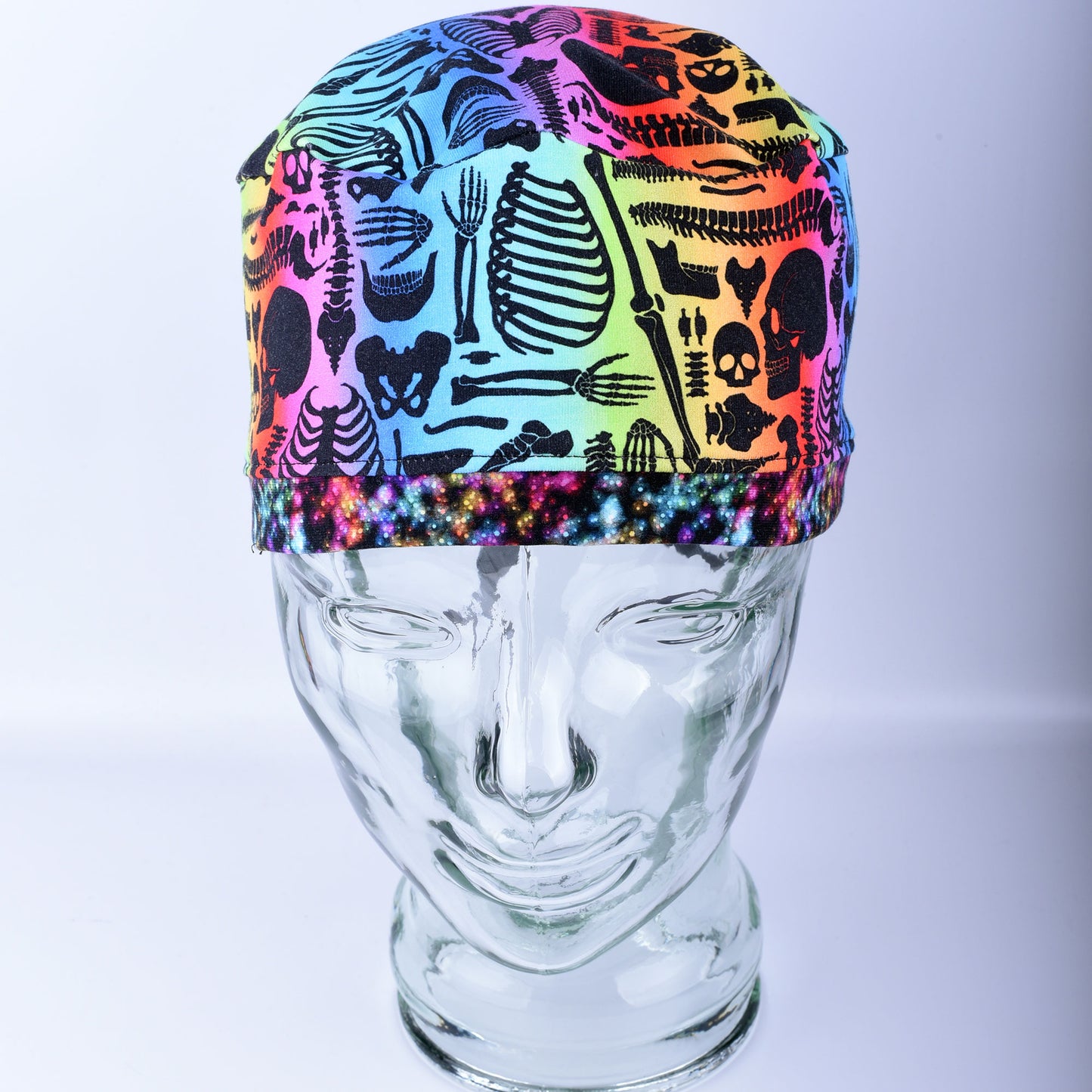 Bones Tie Back Scrub Cap