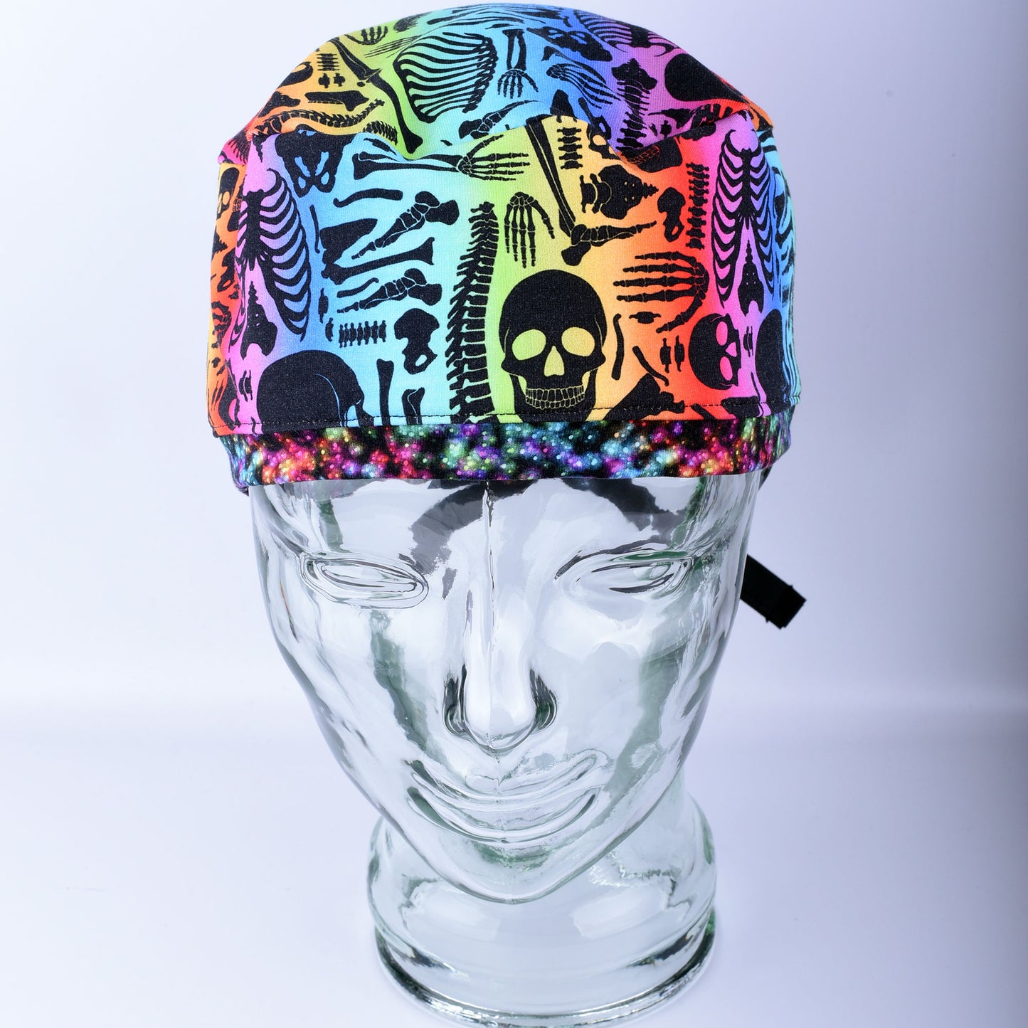 Bones Tie Back Scrub Cap