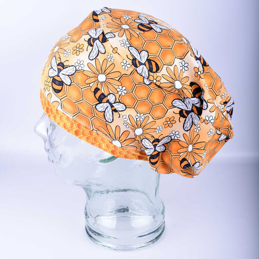 Busy Bees Scrub Cap
