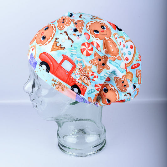 Christmas Cookies Scrub Cap