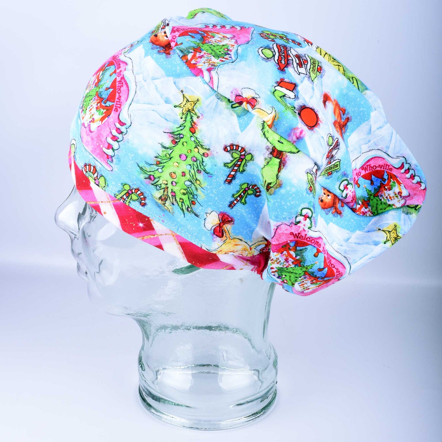Christmas Grouch Scrub Cap