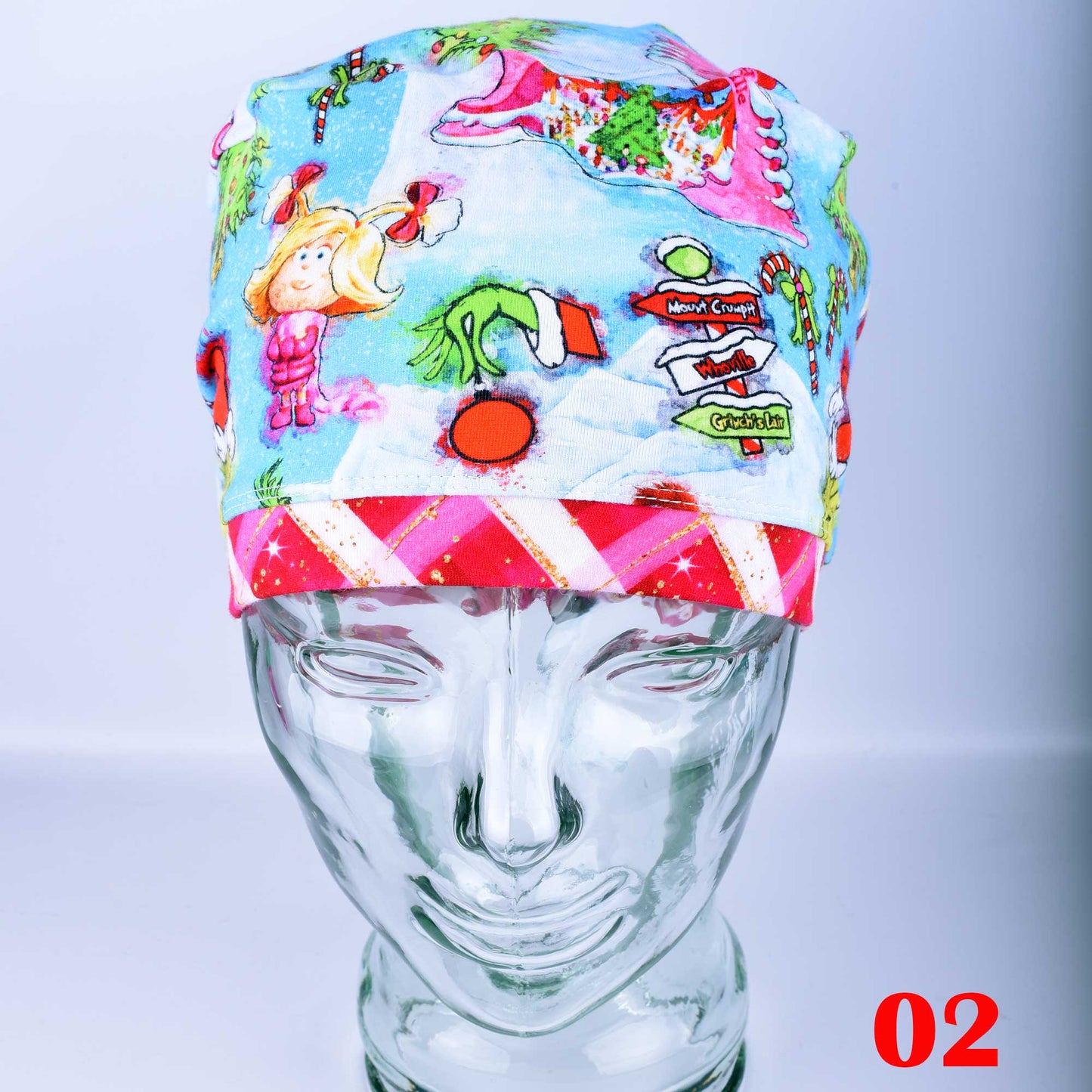 Christmas Grouch Scrub Cap