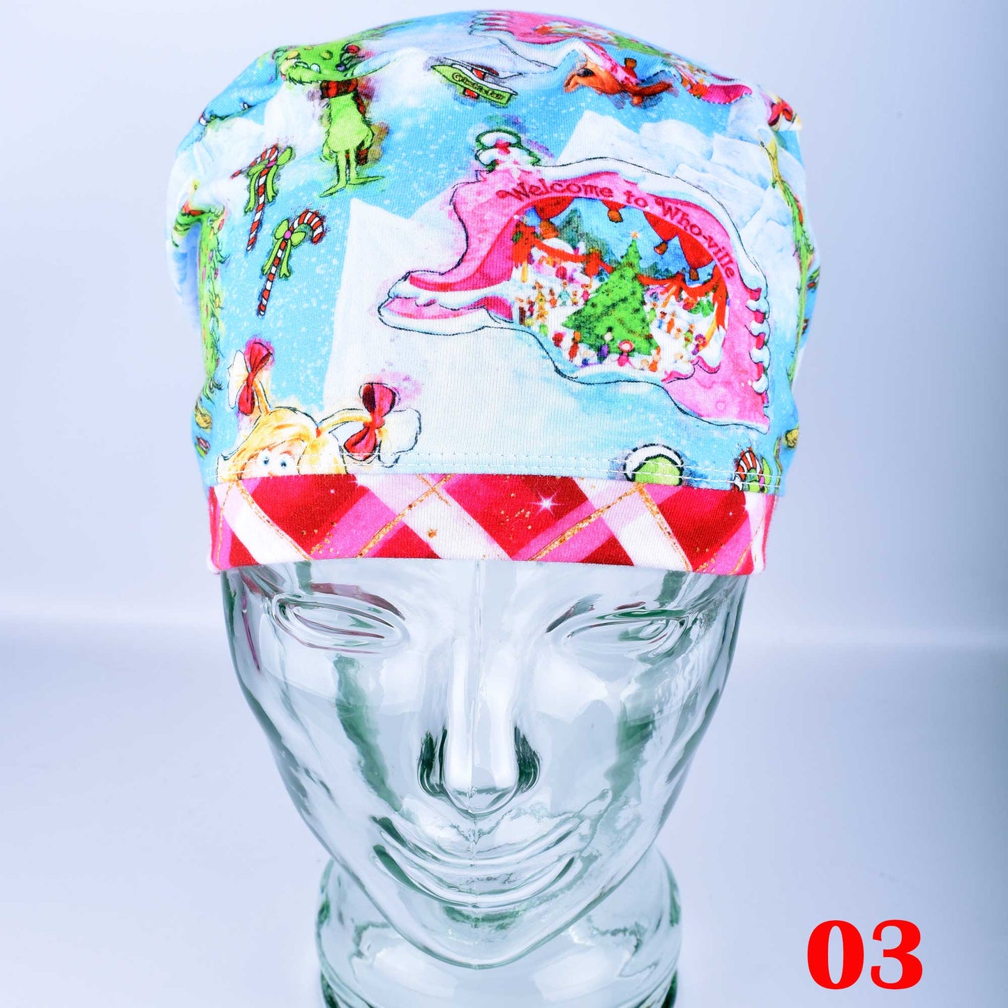Christmas Grouch Scrub Cap