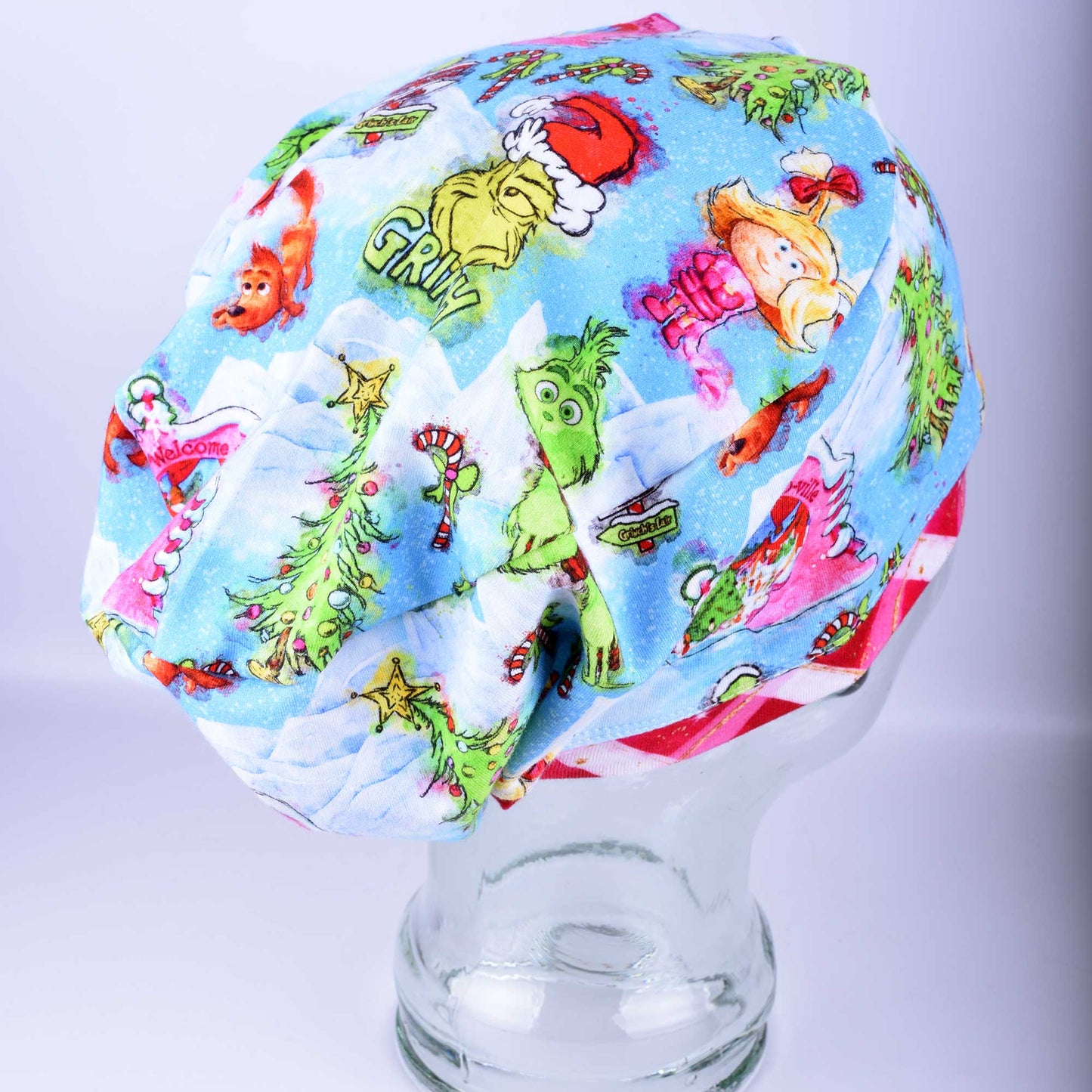Christmas Grouch Scrub Cap
