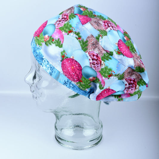 Christmas Ornaments Scrub Cap