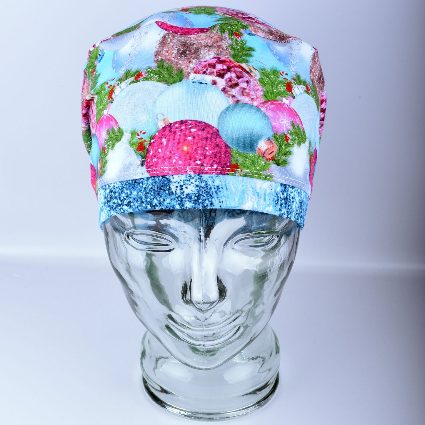 Christmas Ornaments Scrub Cap