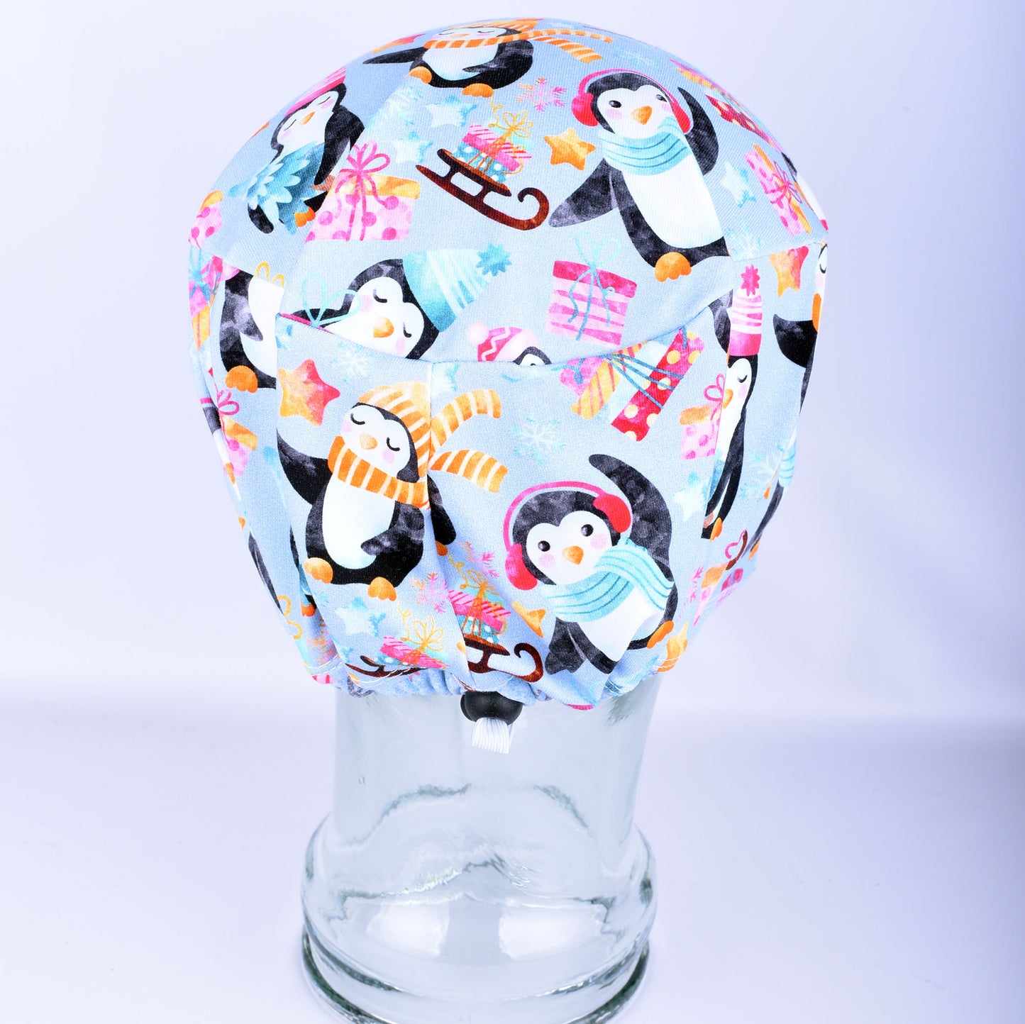 Christmas Penguins Scrub Cap