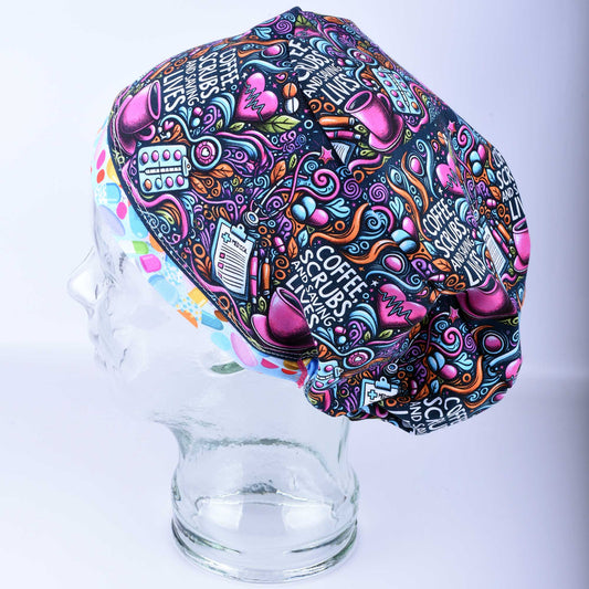 Coffee and Scrubs Scrub Cap