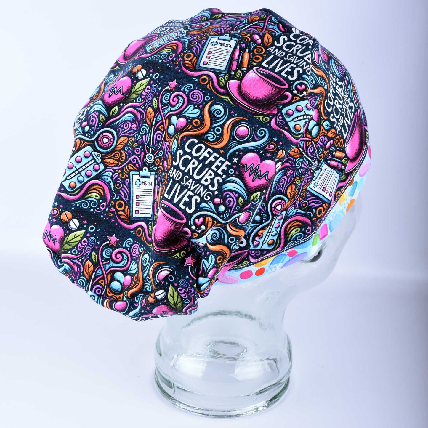 Coffee and Scrubs Scrub Cap