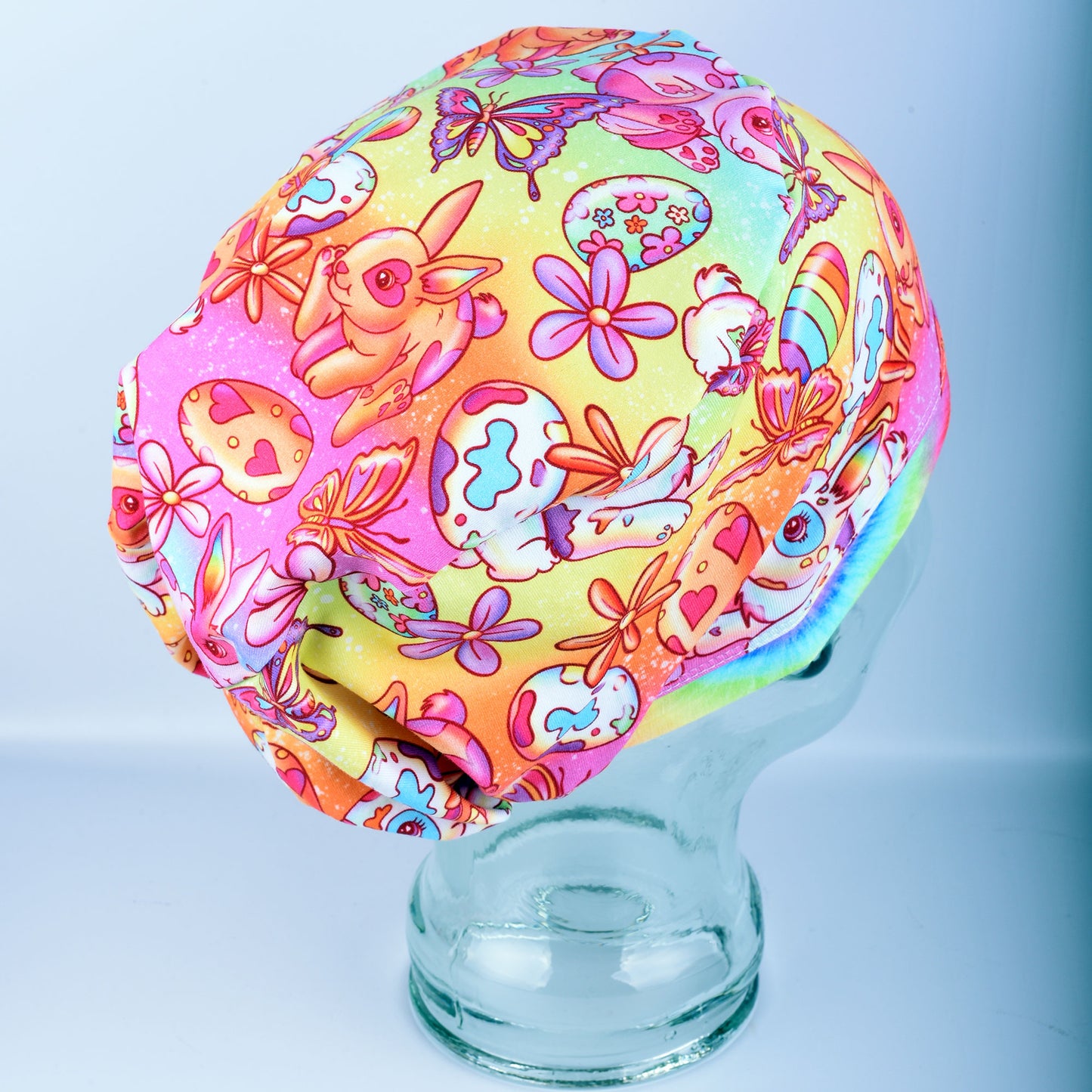 Colorful Bunnies Scrub Cap