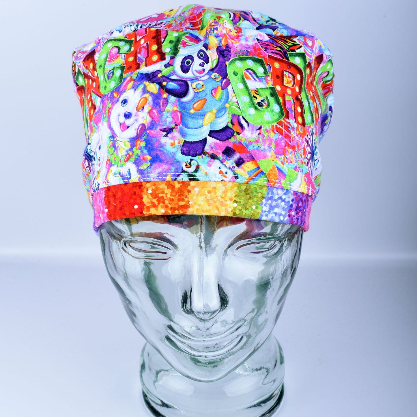 Colorful Christmas Scrub Cap