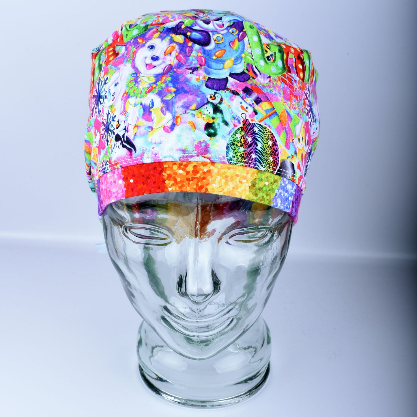Colorful Christmas Scrub Cap