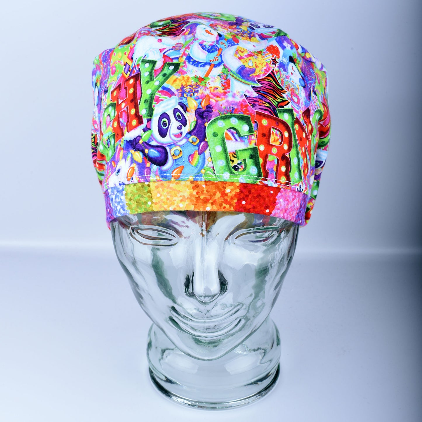 Colorful Christmas Scrub Cap