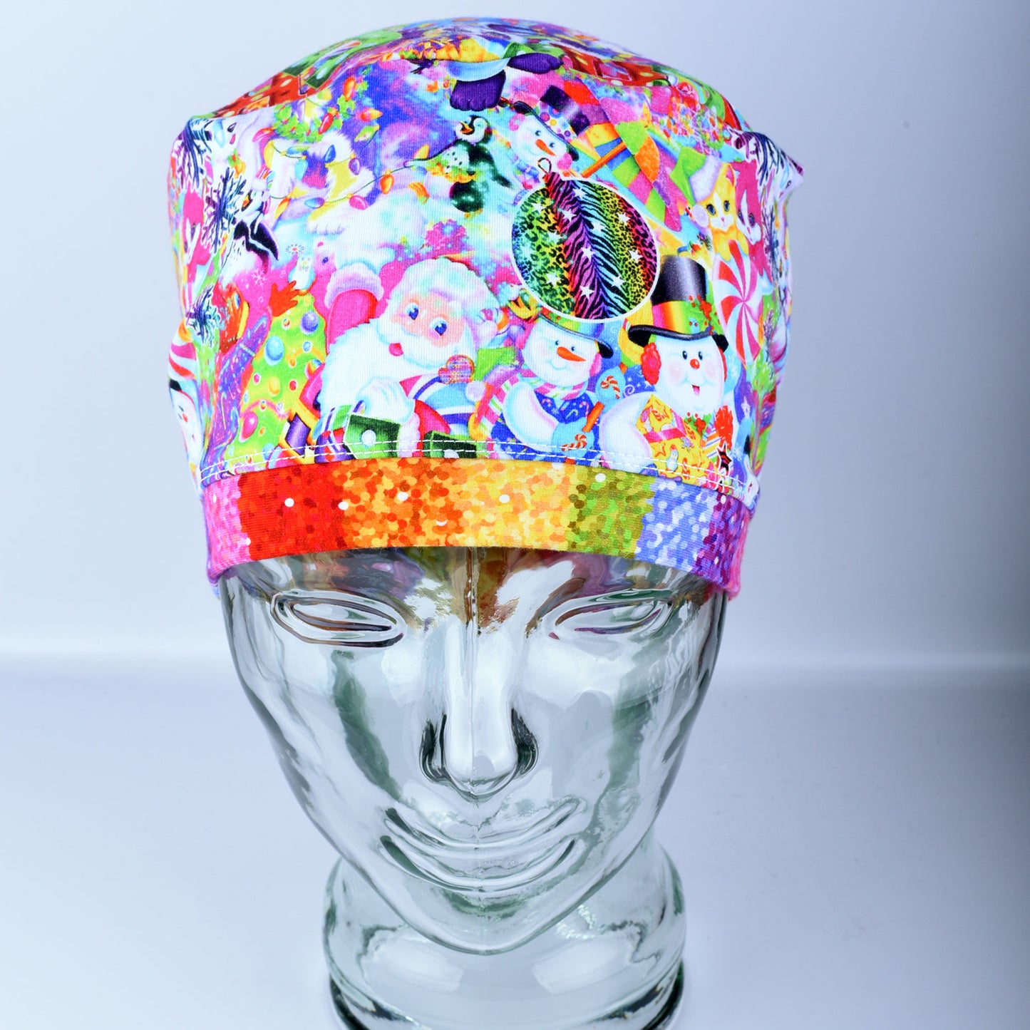 Colorful Christmas Scrub Cap