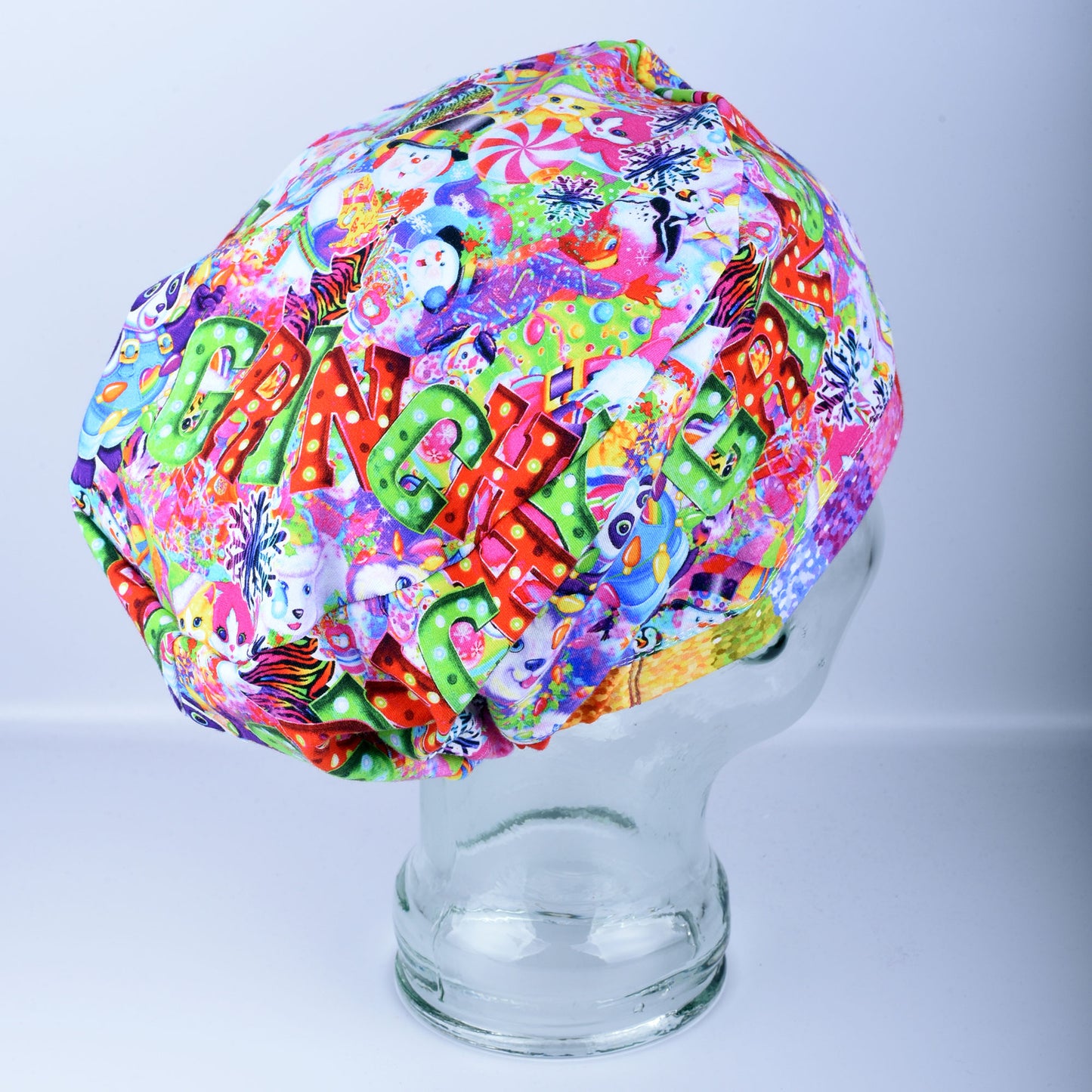 Colorful Christmas Scrub Cap