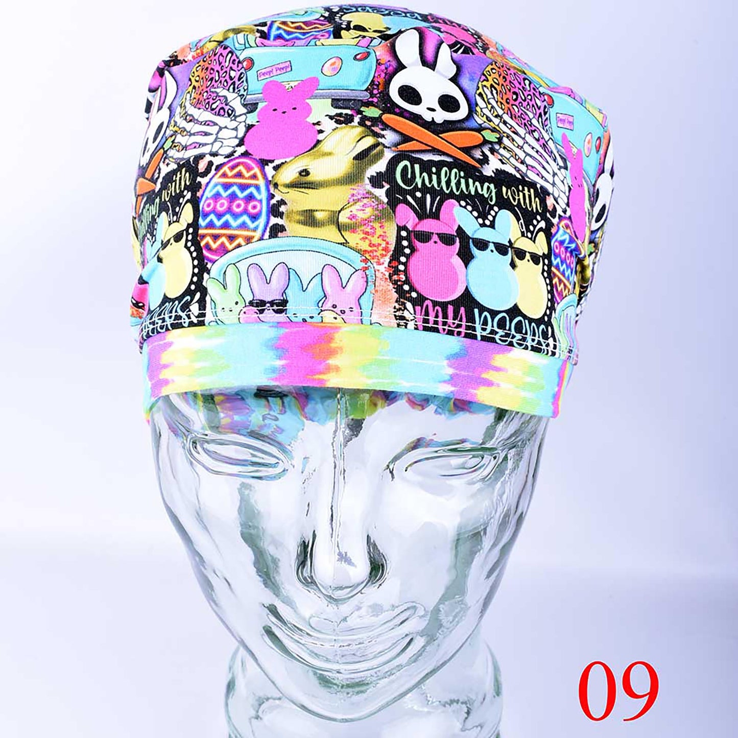 Colorful Easter Scrub Cap