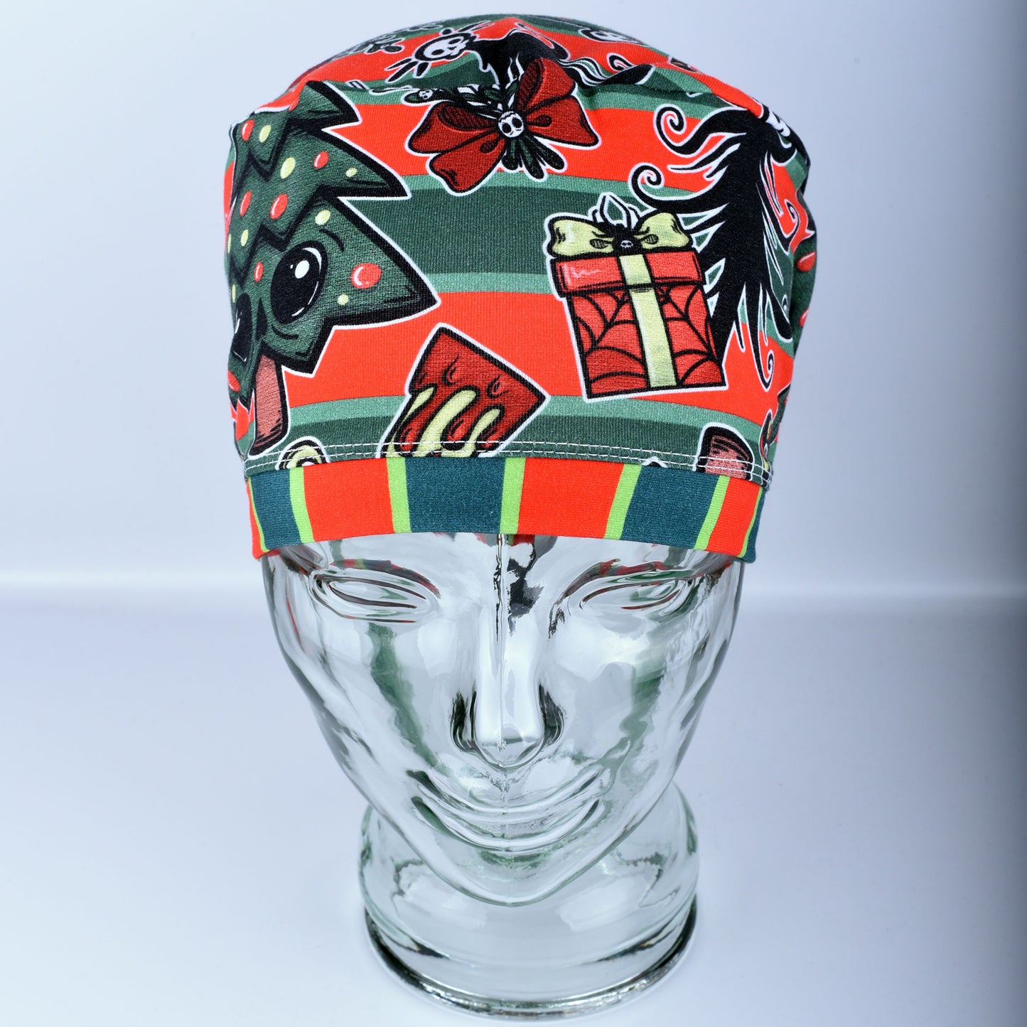 Creepy Christmas Scrub Cap